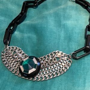 Emerald Art Deco Necklace Fabulous!